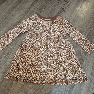 Old Navy Kids Dress in Brown and White